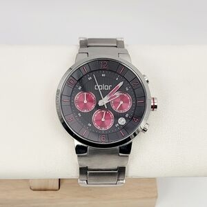 THE CLOCK HOUSE “Color” Chronograph CR011M-BK2 – Japanese Quartz Watch